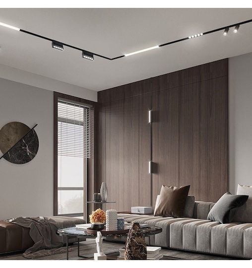 Interlight Commercial Linear LED Ceiling Light Warm White IP20 L13.5xD10.5cm