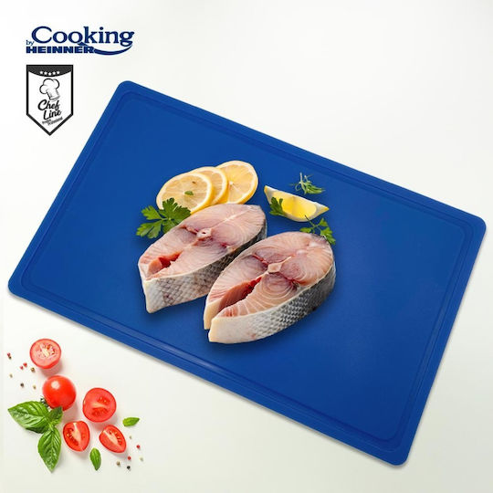 Heinner HDPE Blue Cutting Board 53x32.5x2cm