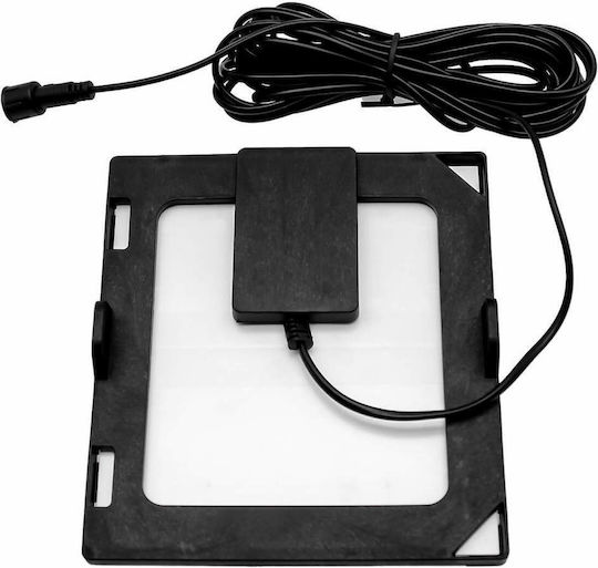 W7106-1 Wall Mounted Solar Light 20W Cold White with Remote Control 13cmx14.5cmcm