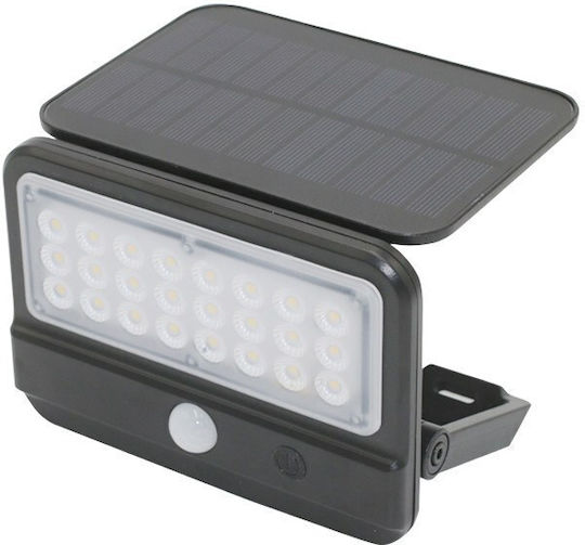 Adeleq Street Solar Light 800lm Natural White 4000K with Motion Sensor and Photocell IP54