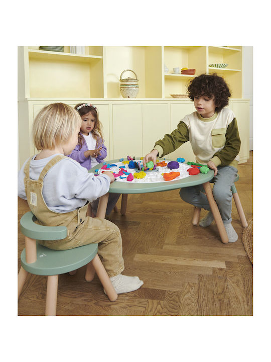 Mutable Kindertisch aus Holz Gray Stokke