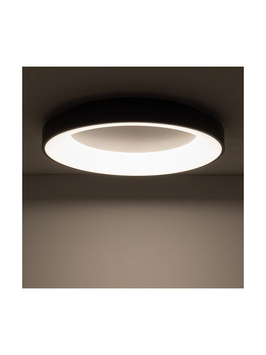 Nowodvorski Deckenleuchte 60cm Schwarz mit Integrierter LED