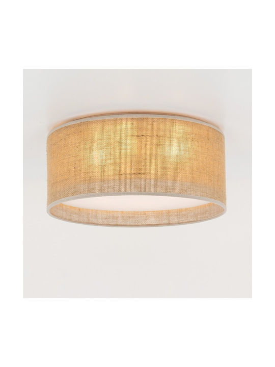TK Lighting Deckenleuchte 45cm Weiß mit Fassung E27