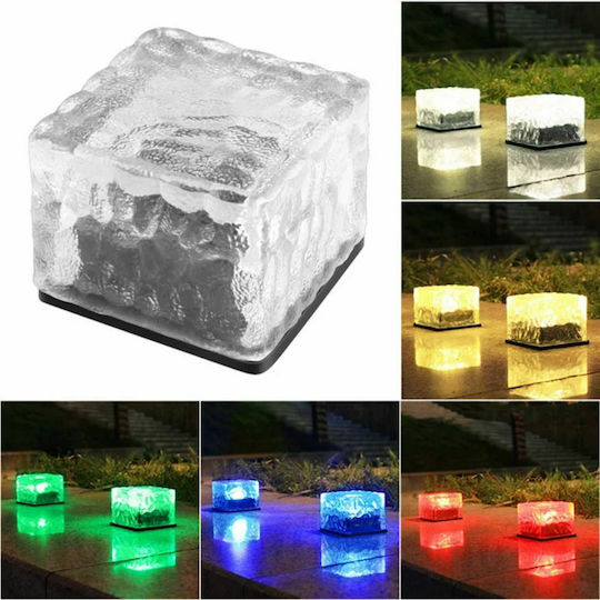 Factory Street Solar Light with Warm White Light 3000K IP66 10cmx10cmx5cmcm