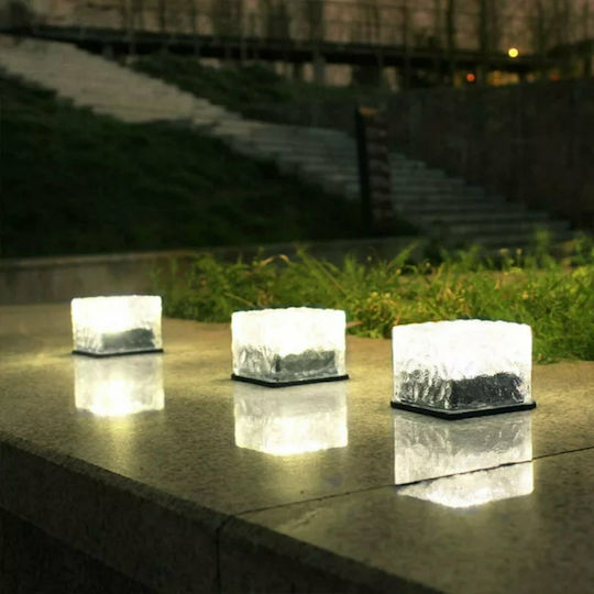 Factory Street Solar Light with Warm White Light 3000K IP66 10cmx10cmx5cmcm