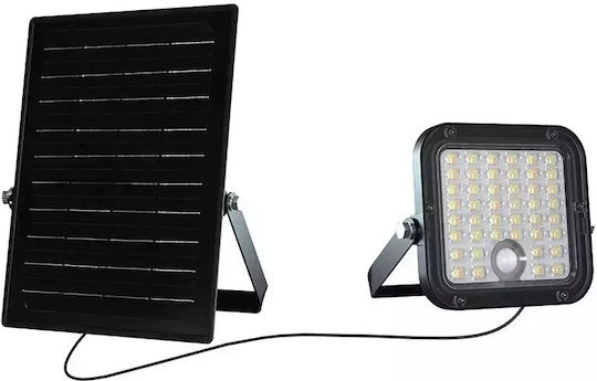 V-TAC Solar Light 10W 1500lm Natural White with Motion Sensor IP65 13.4cmx3.12cmx12.1cmcm