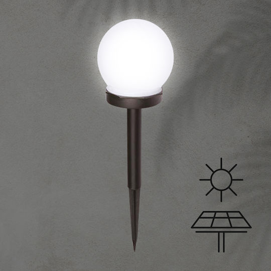 Eurolamp Spiked Solar Light Natural White 4000K with Photocell