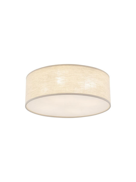 TK Lighting Πλαφονιέρα Οροφής 38εκ. Πορτοκαλί με Ντουί E27