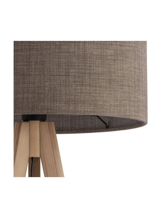 TK Lighting Grand Lampa de podea Î145xL50cm. cu Soclu pentru Bec E27 Negru