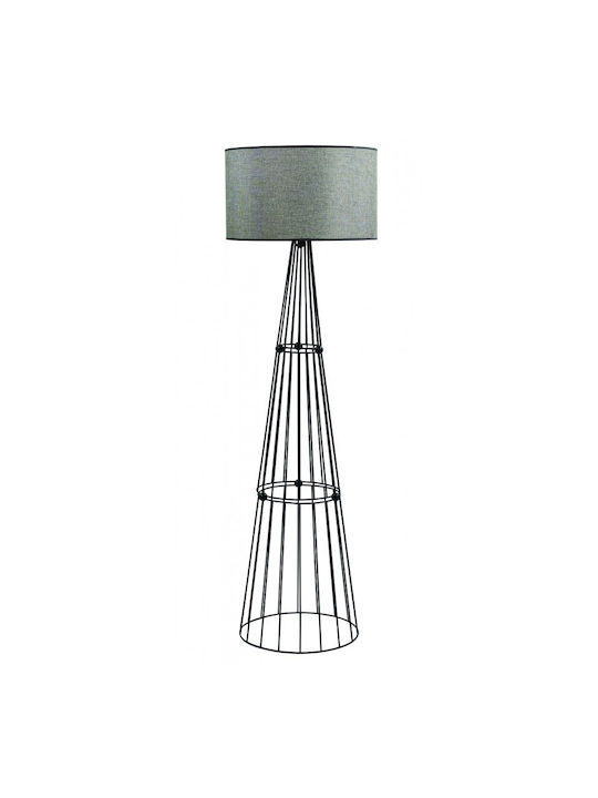 ArkoLight Φωτιστικό Δαπέδου Υ128xΜ40εκ. με Ντουί για Λαμπτήρα E27 Μαύρο