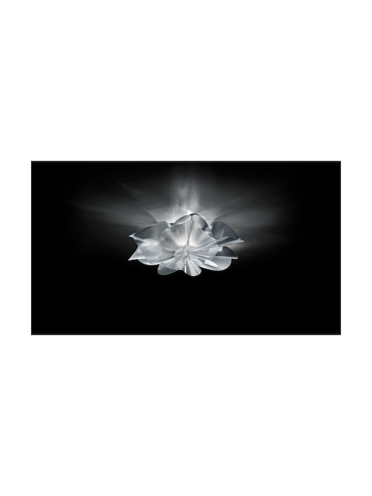 Slamp Etoile Prisma Deckenleuchte 73cm Silber mit Integrierter LED und Kristalle