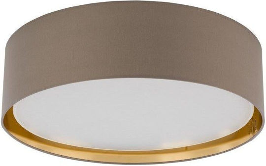 TK Lighting Deckenleuchte 60cm Schwarz mit Fassung E27