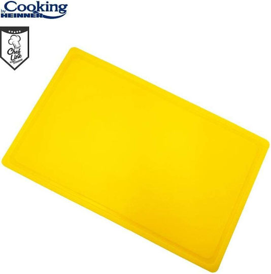 Heinner HDPE Yellow Cutting Board 53x32.5x2cm