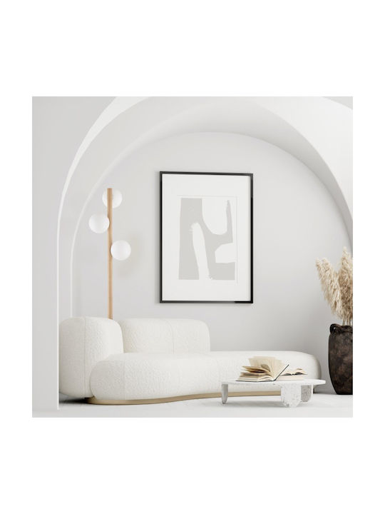 TK Lighting Estera Φωτιστικό Δαπέδου Υ151xΜ30εκ. με Ντουί για Λαμπτήρα G9 Γκρι