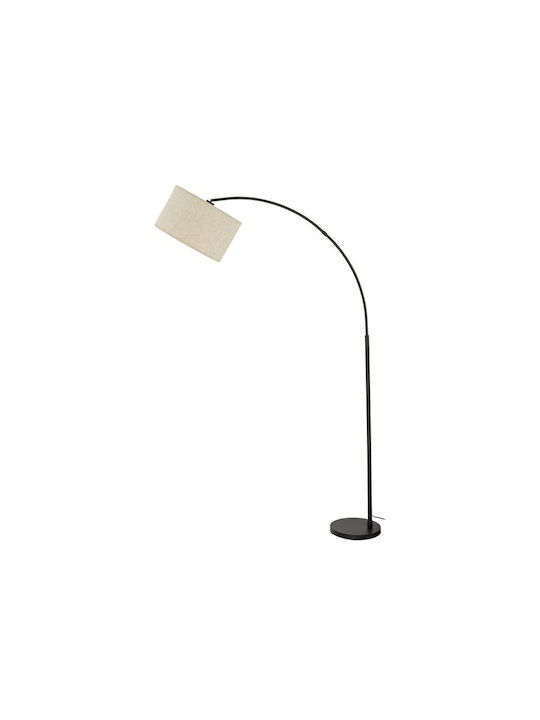 TK Lighting Zenith Stehleuchte H170xB130cm. mit Fassung für Lampe E27 Schwarz