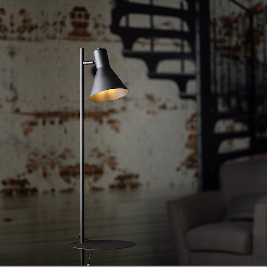 TK Lighting Floor Lamp H138cm. Black