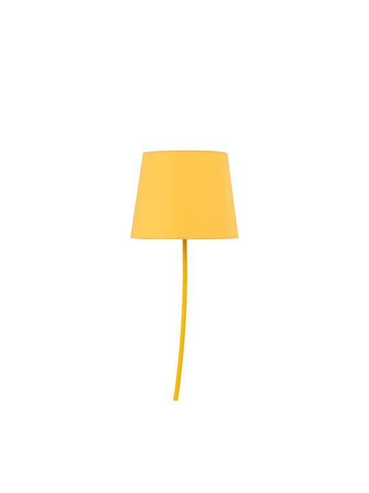 TK Lighting Nicola Подова Лампа В150xД44см. с Цокъл за Крушка E27 Жълт