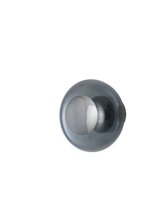 Ebb & Flow Ceiling Mount Light Silver with Socket E14