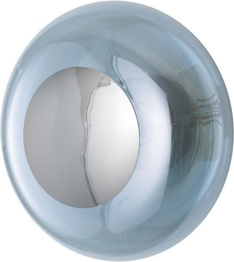 Ebb & Flow Ceiling Mount Light Blue with Socket E27