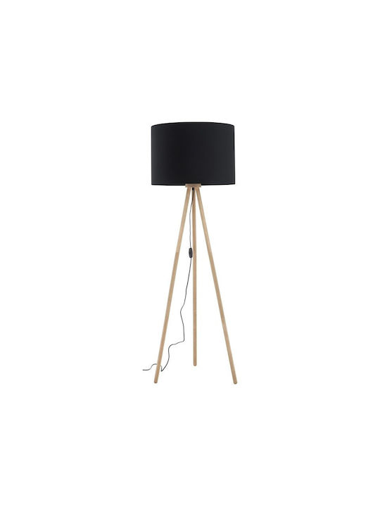 TK Lighting Tokyo Vintage Floor Lamp H146xW63cm. with Socket for Bulb E27 Brown