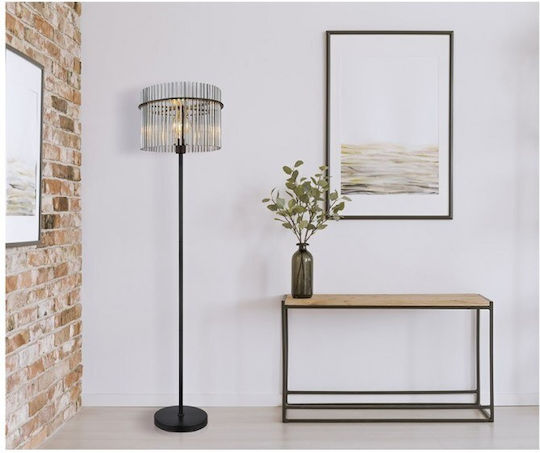 Globo Lighting Floor Lamp H152xW38cm. with Socket for Bulb E27 Gold