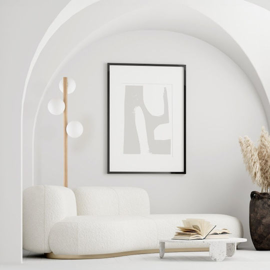 TK Lighting Estera Floor Lamp H150xW38cm. with Socket for Bulb G9 Brown