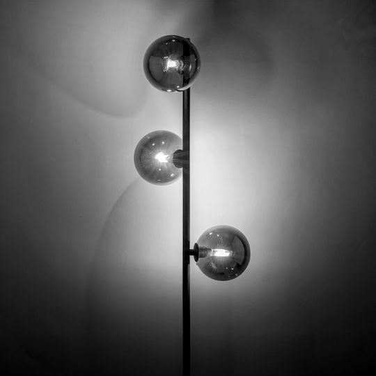 TK Lighting Estera Floor Lamp H150xW38cm. with Socket for Bulb G9 Brown