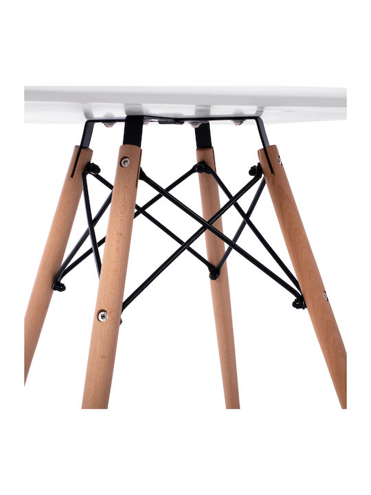 Minimal Kid Παιδικό Τραπεζάκι από Ξύλο Λευκό HomeMarkt