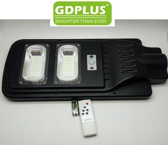 GDPLUS Ηλιακό Φωτιστικό Δρόμου 40W Ψυχρό Λευκό 6500K με Αισθητήρα Κίνησης, Φωτοκύτταρο και Τηλεχειριστήριο IP65 50x23x5εκ.