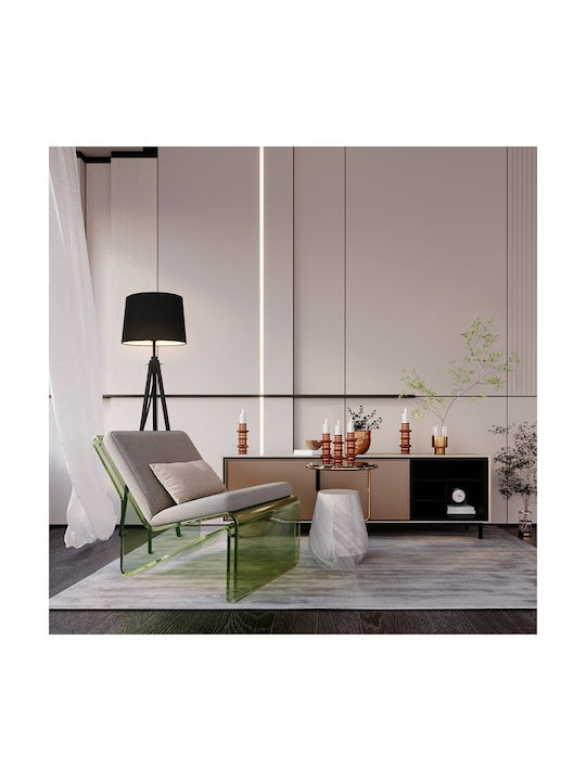 Maytoni Stehleuchte mit Fassung für Lampe E27 Schwarz