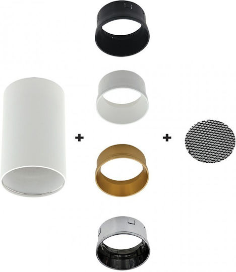 Gekas Single Spot with Socket GU10 in Black Color