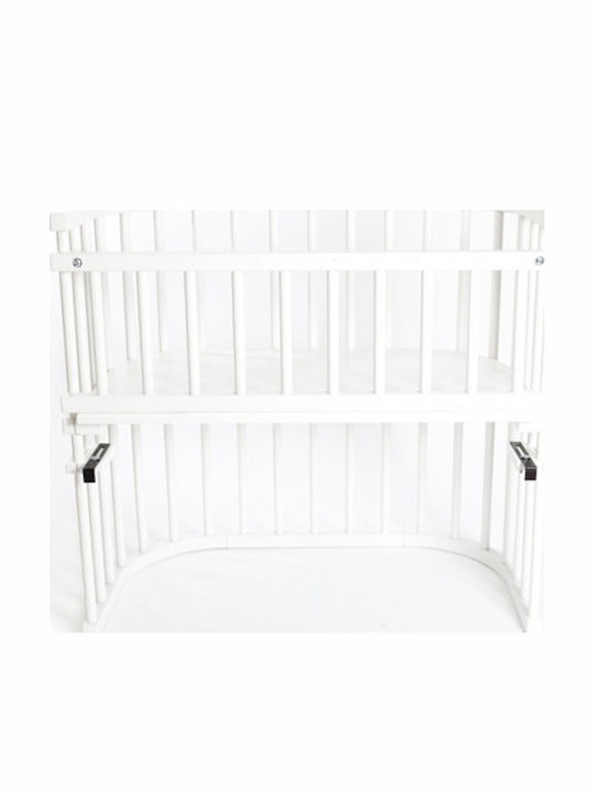 Babybay Λίκνο Original με Πλαϊνό Άνοιγμα White
