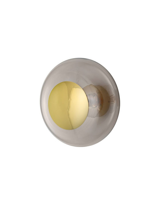 Ebb & Flow Ceiling Mount Light Turquoise with Socket E27