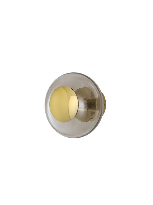 Ebb & Flow Ceiling Mount Light Black with Socket E14