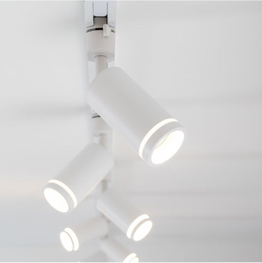 TK Lighting Einzel Spot mit Fassung GU10 in Weiß Farbe