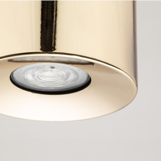 TK Lighting Единично Спот с Цокъл GU10 в Жълт Цвят