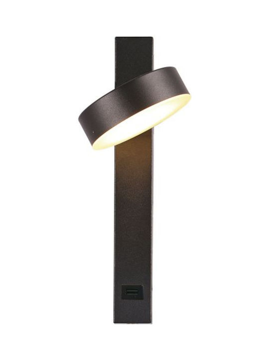 V-TAC Single LED Warm White Spot in Black Color