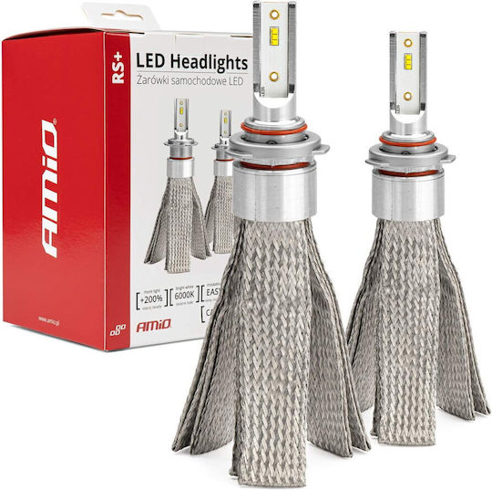 AMiO Lamps Car HB3 Canbus LED 6000K Cold White 12V 50W 2pcs