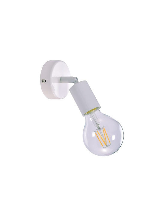 Home Lighting Μονό Σποτ με Ντουί E27 σε Ασημί Χρώμα