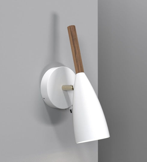 Nordlux Pure Μονό Σποτ με Ντουί GU10 σε Λευκό Χρώμα