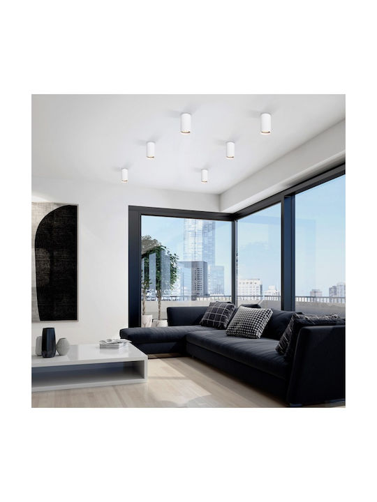 TK Lighting Single Spot with Socket GU10 in White Color
