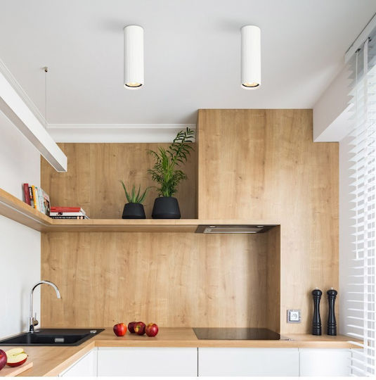 TK Lighting Μονό Σποτ με Ντουί GU10 σε Μαύρο Χρώμα