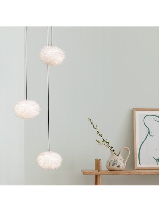 Lampshade 1xG4 Goose Feathers Φ14.7cm Eos Nano Umage 2494 White