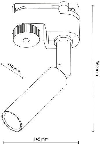 TK Lighting Μονό Σποτ με Ντουί G9 σε Λευκό Χρώμα