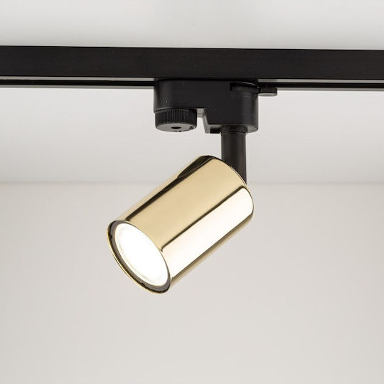 TK Lighting Единично Спот с Цокъл GU10 в Черен Цвят