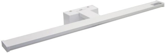 Adeleq Leuchte Badezimmer mit Integrierter LED und Neutralweißes Licht Schwarz 80cm
