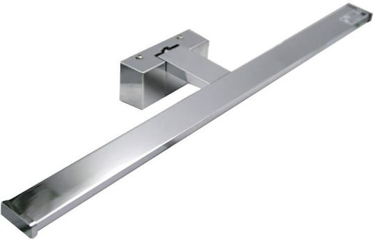 Adeleq Leuchte Badezimmer mit Integrierter LED und Neutralweißes Licht Schwarz 80cm
