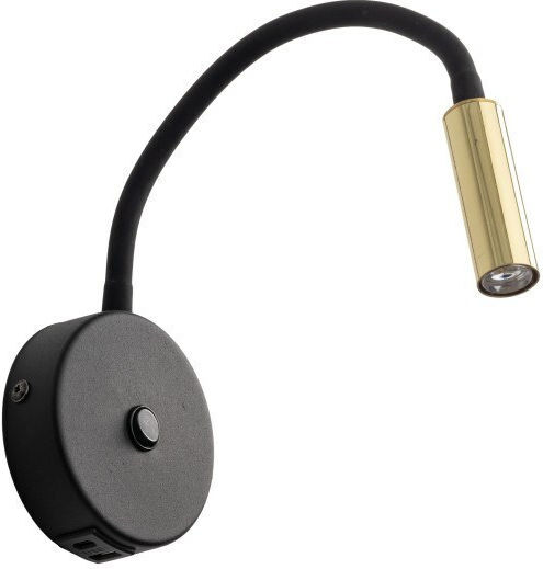 TK Lighting Μονό Σποτ με Ντουί G9 σε Μαύρο Χρώμα