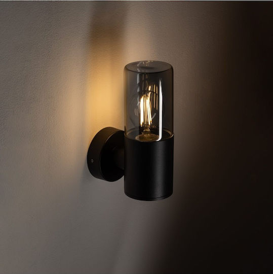 Nowodvorski Lamp Wall with Socket E27 Black 9x13x21cm