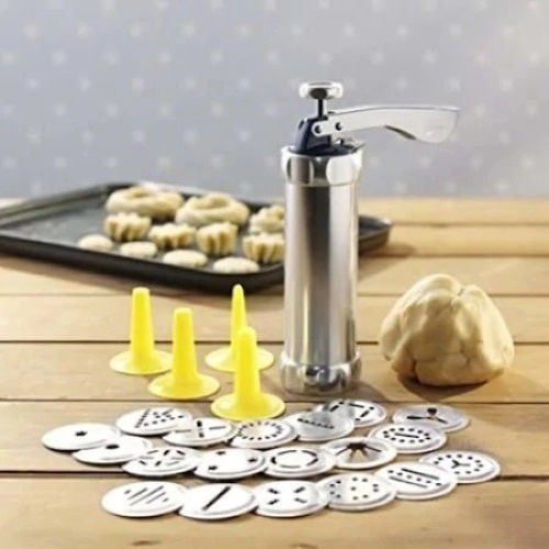 Foxmag24 Set Presă Pentru Biscuiți Cookie 12 Accesorii Incluse